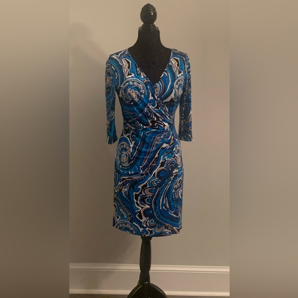 Laundry by Design, Faux Wrap Dress